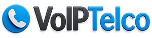 VoipTelco official corporate logo featuring modern telecommunications branding.